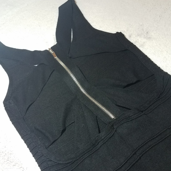 Little Black Bodycon Dress - Picture 3 of 5